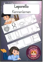 Vorschau - Mal- und Bastelvorlagen - Leporello: Das bin ich! – Vorstellen & Kennenlernen - Deckblatt