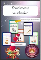 Vorschau - Anderer Materialtyp - Dankeschön-Karten & Komplimente – Material für soziales Lernen - Deckblatt