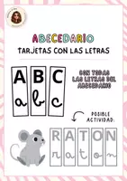 Vista previa - Juegos / Gamificación - Abecedario - tarjetas con las letras - Portada