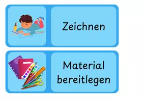 Vorschau - Präsentationen/Tafelbilder - Auffangszeit Startjob Tafelvisualisierungskarten - Seite 3