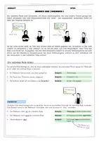 Vorschau - Arbeitsblätter - Merkblatt: Indirekte Rede / Konjunktiv I & II - Seite 1