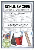 Vorschau - Arbeitsblätter - SCHULSACHEN (wachsendes Materialpaket) - DaZ / Deutsch - Seite 1