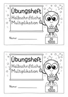 Vorschau - Arbeitsblätter - Übungsheft I Halbschriftliche Multiplikation ZR1000 - Seite 1