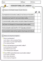 Vorschau - Arbeitsblätter - Konventioneller Landbau Biologie Pflanzen Lesetext mit Richtig Falsch Multiple Choice und Offenen Fragen - Seite 2