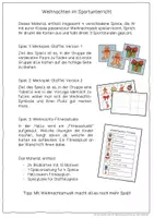 Vorschau - Unterrichtsreihen - Weihnachten im Sportunterricht - 1 Material, 3 Spiele - Seite 1