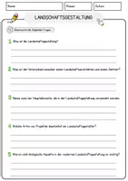Vorschau - Arbeitsblätter - Landschaftsgestaltung Biologie Pflanzen Lesetext mit Richtig Falsch Multiple Choice und Offenen Fragen - Seite 3