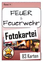 Vorschau - Bildkarten - Feuer Feuerwehr Fotokartei Sachunterricht - Deckblatt