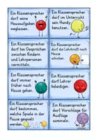 Vorschau - Aufgabenkarten - Aussagen rund um den Klassensprecher - Seite 2