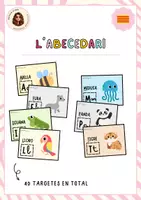 Vista previa - Refuerzo / NEE / Materiales de apoyo - L'abecedari - animals - Portada