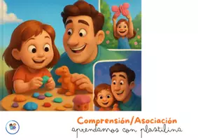 Vista previa - Manualidades / Dibujos para colorear - Comprensión/Asociacíon - aprendamos con plastilina - Portada