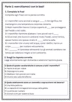 anteprima - Esercizi - Analizzare l'evoluzione dei mammiferi e il loro adattamento agli ambienti - Pagina 1