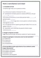 anteprima - Esercizi - Collegare i cambiamenti climatici della cenozoica agli ecosistemi attuali - Pagina 1