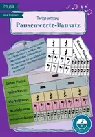 Vorschau - Mal- und Bastelvorlagen - Tafelmaterial Pausenwerte Bausatz - Deckblatt