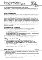 Vorschau - Arbeitsblätter - Second Messenger & Signalverstärkung Neurobiologie Sinnesbiologie - Seite 1
