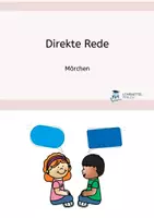 Vorschau - Arbeitsblätter - Direkte Rede mit Märchen - Deckblatt