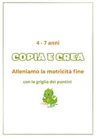 anteprima - Esercizi - Schede didattiche per allenare la motricità fine - Pagina di copertina