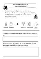 Vorschau - Arbeitsblätter - Magische Kombinieraufgaben: Standortbestimmung - Deckblatt