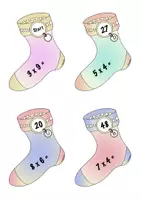 Vorschau - Arbeitsblätter - Rechspaziergang "Crazy Sock Day" - Multiplikation - Seite 2
