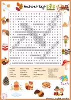 Vista previa - Juegos / Gamificación - AUTUMN MISCELLANEOUS (WORD SEARCH, CROSSWORDS & SPIN THE WHEEL) - página 3