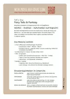 Vorschau - Arbeitsblätter - Roll a Story: FANTASY & FAIRY TAILS + vocabulary & instructions - Seite 1