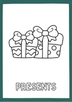 Vorschau - Arbeitsblätter - Weihnachten - Wortschatz - Ausmalbuch - Seite 2
