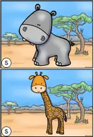 Vorschau - Arbeitsblätter - Lesespaziergang Klasse 1 + 2 – Tiere in Afrika (Lesetraining) - Seite 3