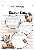 Vorschau - Arbeitsblätter - DIE VIER FÄLLE- Arbeits- und Übungsheft - Seite 1