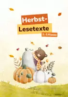 Vorschau - Arbeitsblätter - Herbst-Lesetexte - Deckblatt