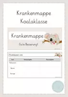 Vorschau - Anderer Materialtyp - Krankenmappe/Krankenpost - Deckblatt