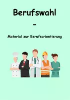Vorschau - Arbeitsblätter - Berufswahl - Material zur Berufsorientierung - Deckblatt