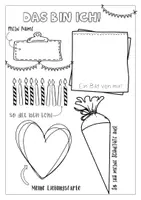 Vorschau - Arbeitsblätter - Steckbrief 1. Klasse - Seite 1