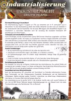 Vorschau - Arbeitsblätter - Industrialisierung - Deutschland Industriemacht - Klasse 7 - Deckblatt
