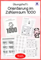 Vorschau - Unterrichtsreihen - Orientierung im Zahlenraum 1000 (Erweiterung Zahlenraum 1 000) - Übungsheft - Deckblatt