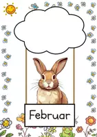 Vorschau - Mal- und Bastelvorlagen - Kalender für Geburtstage - Verschiedene Motive A5 - Seite 1
