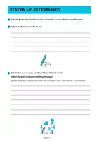 Vorschau - Arbeitsblätter - Stationsarbeit zu den flektierbaren Wortarten - Seite 1