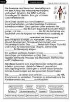Vorschau - Arbeitsblätter - Anatomie Mensch – Materialpaket | Wissenskartei, Lückentext & Quizkarten - Seite 2