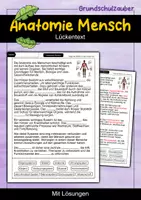 Vorschau - Arbeitsblätter - Anatomie Mensch – Materialpaket | Wissenskartei, Lückentext & Quizkarten - Seite 1