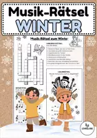 Vorschau - Arbeitsblätter - Musik-Rätsel zum Winter - Musik Jg.5/6 - Deckblatt