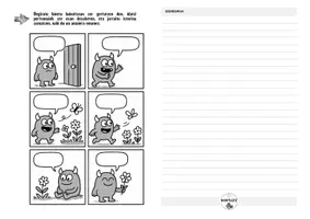 Vista previa - Hojas de trabajo - Sormenezko idazketa: komikiak - página 3