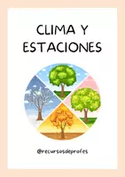 Vista previa - Hojas de trabajo - Proyecto: Viaje por las estaciones - Portada