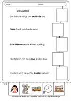 Vorschau - Arbeitsblätter - Lesewege Klasse 1 und 2 (4-fach differenziert mit Selbstkontrolle) - Seite 1