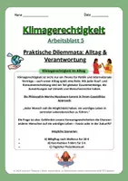 Vorschau - Arbeitsblätter - Klimagerechtigkeit komplett: 5 Arbeitsblätter + Erwartungshorizont - Seite 2