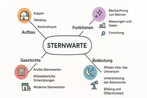 Vorschau - Arbeitsblätter - Arbeitsblätter "Sternwarte" + Lösung & MP3 + Mindmap + Infografik - Seite 2