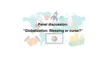 Vorschau - Arbeitsblätter - Panel discussion: Globalization - blessing or curse? - Seite 1