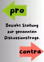 Vorschau - Bildkarten - pro-contra-Positionslinie - Deckblatt