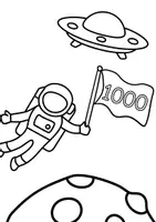 Vorschau - Mal- und Bastelvorlagen - Zahlenraum 1000 Ausmalbilder Mathe Klasse 3 - Seite 3