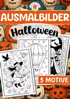 Vorschau - Mal- und Bastelvorlagen - Ausmalbilder - Halloween - Deckblatt