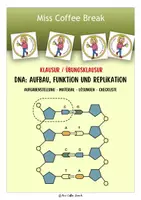 Vorschau - Test - DNA: Aufbau, Funktion und Replikation (Klausur EF/Q1 & Checkliste) - Deckblatt