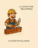 anteprima - Esercizi - IL COSTRUTTORE DELLE PAROLE Esercizi Sillabe - Pagina di copertina