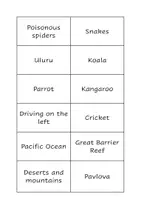 Vorschau - Arbeitsblätter - In and Out-Game: Australia (Spielkarten, Anleitung, Lösung) - Deckblatt